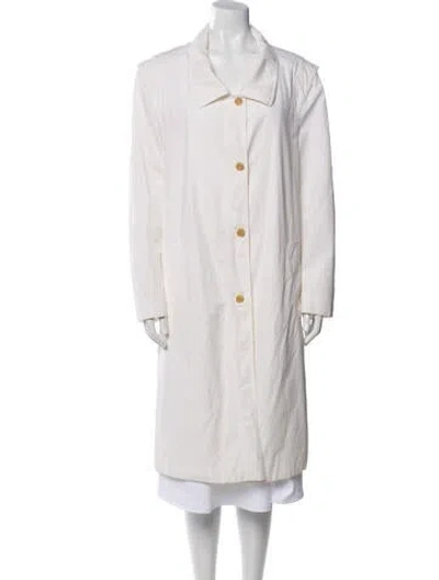 Pre-owned Maison Margiela Vintage 2004 Trench Coat In White