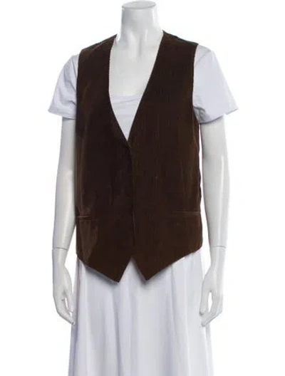 Pre-owned Maison Margiela Vintage 2004 Vest In Brown
