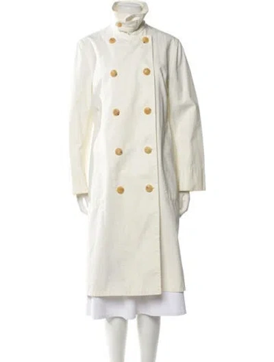 Pre-owned Maison Margiela Vintage 2005 Trench Coat In White