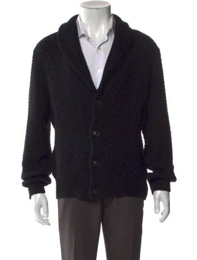 Pre-owned Maison Margiela Vintage 2007 Cardigan In Black