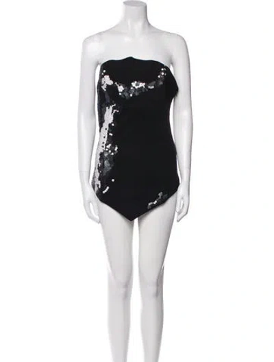 Pre-owned Maison Margiela Vintage 2008 Bodysuit In Black