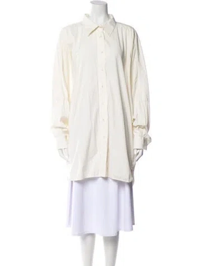 Pre-owned Maison Margiela Vintage 2009 Button-up Top In Neutral