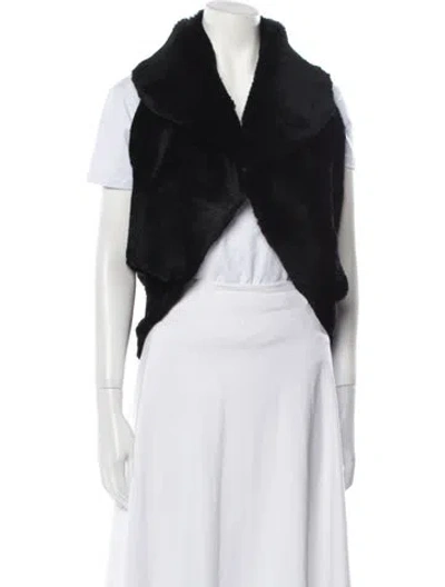 Pre-owned Maison Margiela Vintage 2009 Fur Jacket In Black