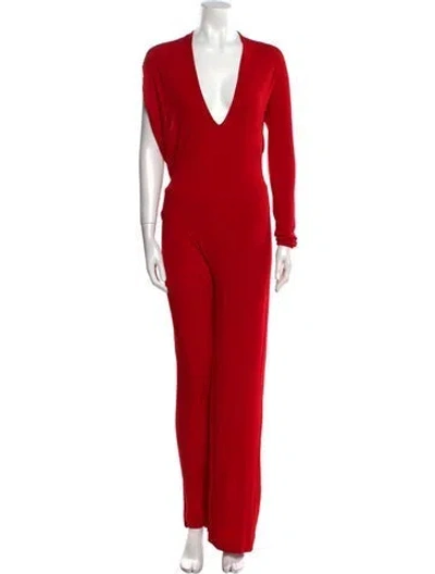 Pre-owned Maison Margiela Vintage 2009 Jumpsuit In Red