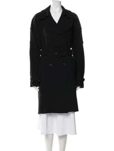 Pre-owned Maison Margiela Vintage 2009 Trench Coat In Black