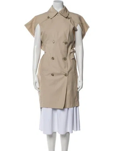 Pre-owned Maison Margiela Vintage 2010 Trench Coat In Neutral