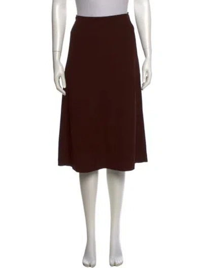 Pre-owned Maison Margiela Vintage Knee-length Skirt In Brown