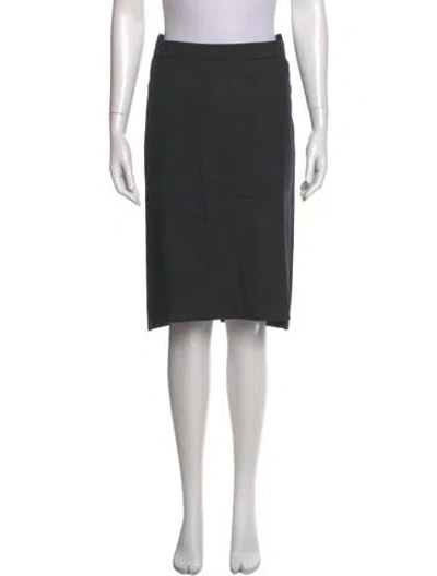 Pre-owned Maison Margiela Vintage Knee-length Skirt In Gray