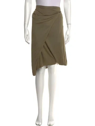 Pre-owned Maison Margiela Vintage Knee-length Skirt In Neutral