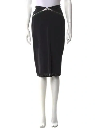 Pre-owned Maison Margiela Vintage Knee-length Skirt W/ Tags In Black