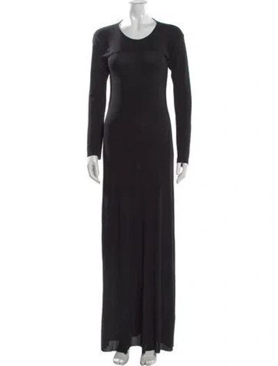 Pre-owned Maison Margiela Vintage Long Dress In Black