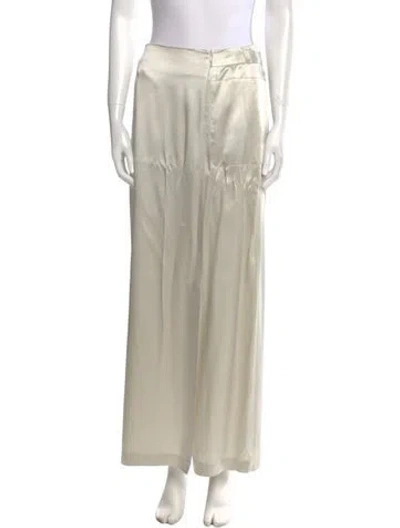 Pre-owned Maison Margiela Vintage Long Skirt In Silver