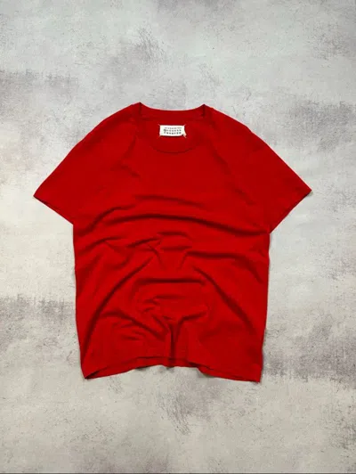 Pre-owned Maison Margiela Vintage  T-shirt Y2k In Red