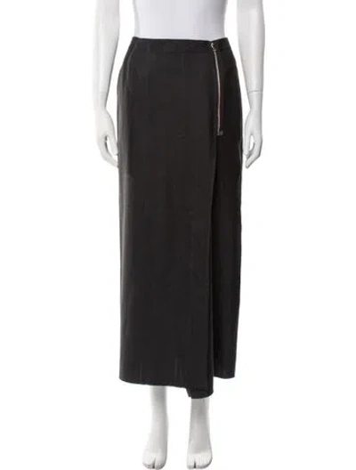 Pre-owned Maison Margiela Vintage Midi Length Skirt In Gray