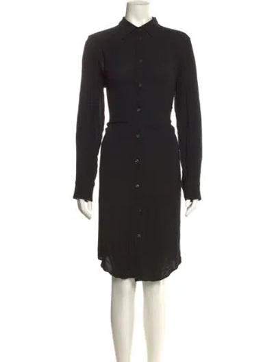 Pre-owned Maison Margiela Vintage Mini Dress In Black