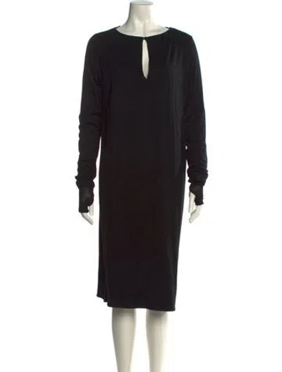 Pre-owned Maison Margiela Vintage Mini Dress In Black