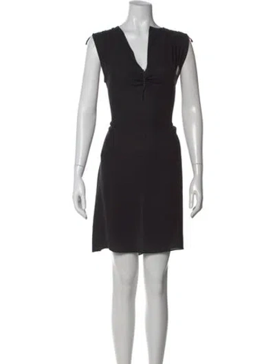 Pre-owned Maison Margiela Vintage Mini Dress In Black