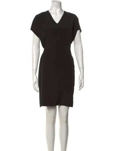 Pre-owned Maison Margiela Vintage Mini Dress In Black