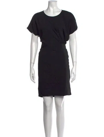 Pre-owned Maison Margiela Vintage Mini Dress In Black