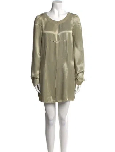 Pre-owned Maison Margiela Vintage Mini Dress W/ Tags In Neutral