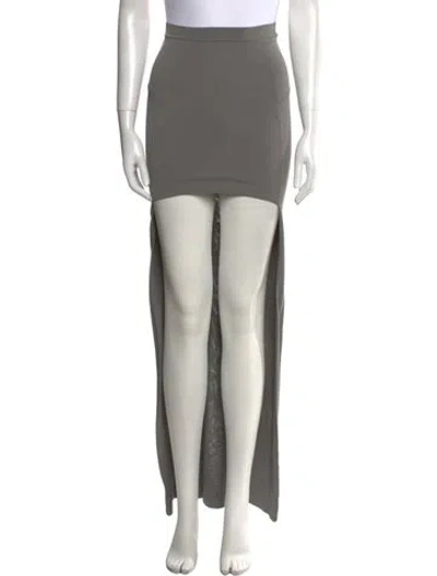 Pre-owned Maison Margiela Vintage Mini Skirt In Gray
