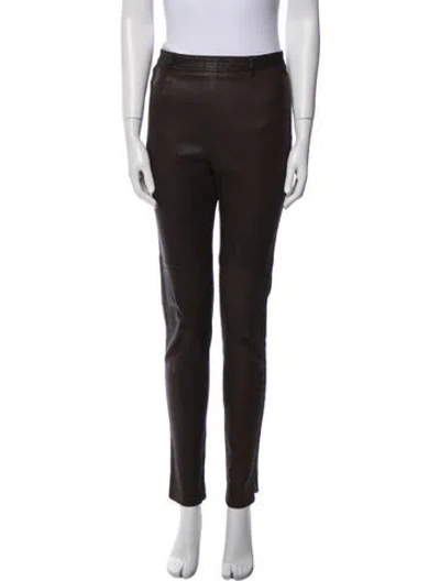 Pre-owned Maison Margiela Vintage Skinny Leg Pants In Brown