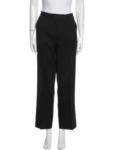 Pre-owned Maison Margiela Vintage Straight Leg Pants In Black