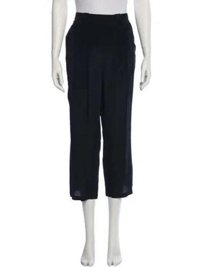 Pre-owned Maison Margiela Vintage Wide Leg Pants In Black