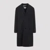 Maison Margiela Tailored Coat With Notched Lapel And Back Vent In Gray