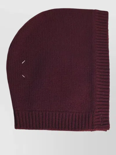 MAISON MARGIELA VIRGIN WOOL HOOD BUTTON DETAIL KNIT