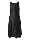Maison Margiela Virgin-wool Midi Dress In Black