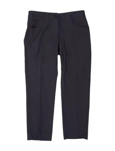 Pre-owned Maison Margiela Virgin Wool Straight Leg Pants In Gray