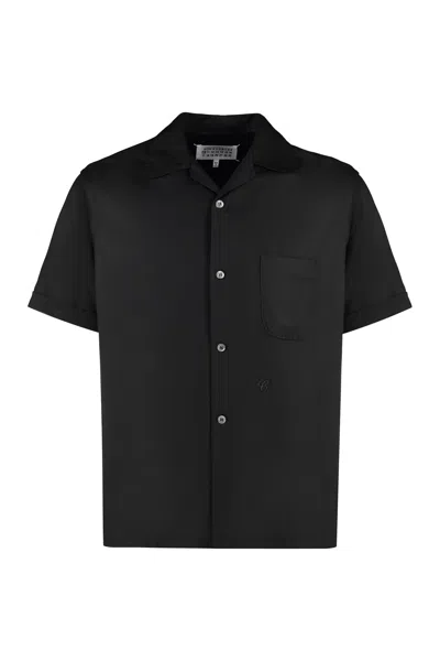 Maison Margiela Viscose Shirt In Black