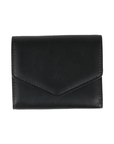 Maison Margiela Wallet Black Size - Leather