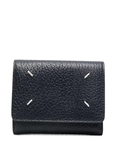 Maison Margiela Wallet Clip 3 With Zip In Black