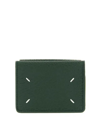 Maison Margiela Wallet In Green