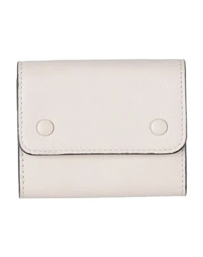 Maison Margiela Wallet Ivory Size - Goat Skin In White