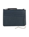 Maison Margiela Wallet Midnight Blue Size - Goat Skin, Brass, Zinc, Aluminum, Copper