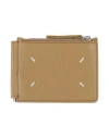 Maison Margiela Wallet Military Green Size - Goat Skin, Brass, Zinc, Aluminum, Copper
