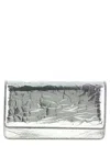 Maison Margiela Wallet On Chain Broken Mirror Wallets And Card Holders Silver In Gray