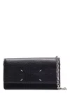 Maison Margiela Medium Chain Wallet Unica In Black