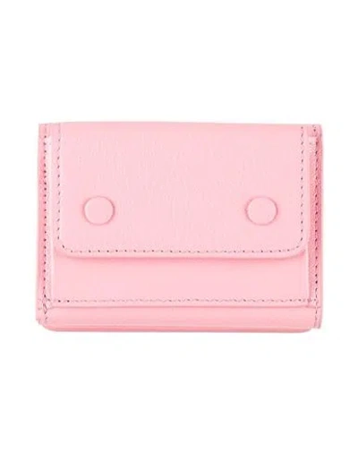 MAISON MARGIELA MAISON MARGIELA WALLET PINK SIZE - BOVINE LEATHER