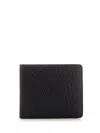 Maison Margiela Stitch Detail Grained Leather Wallet