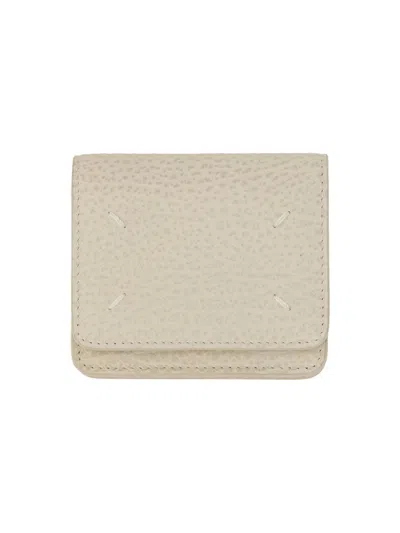 Maison Margiela Wallet With Logo In Gris