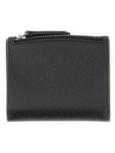 Maison Margiela Wallet With Logo In Black