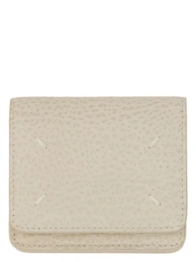 Maison Margiela Wallet With Logo In Grey