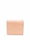 Maison Margiela Wallet With Stitching Details In Beige