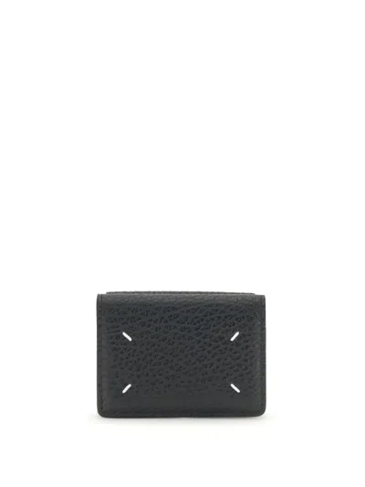 Maison Margiela Wallet With White Stitch