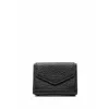 Maison Margiela Four Stitches Compact Wallet In Black