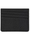 Maison Margiela Portacarte Four Stitches In Black